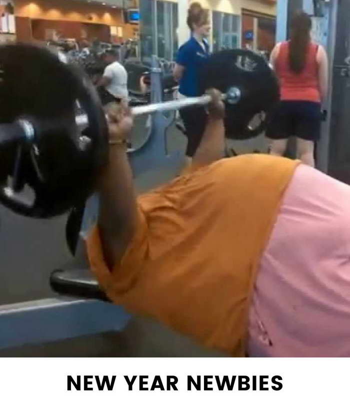 Eight Types Of Girls You See At The Gym - New Year Newbies Girls