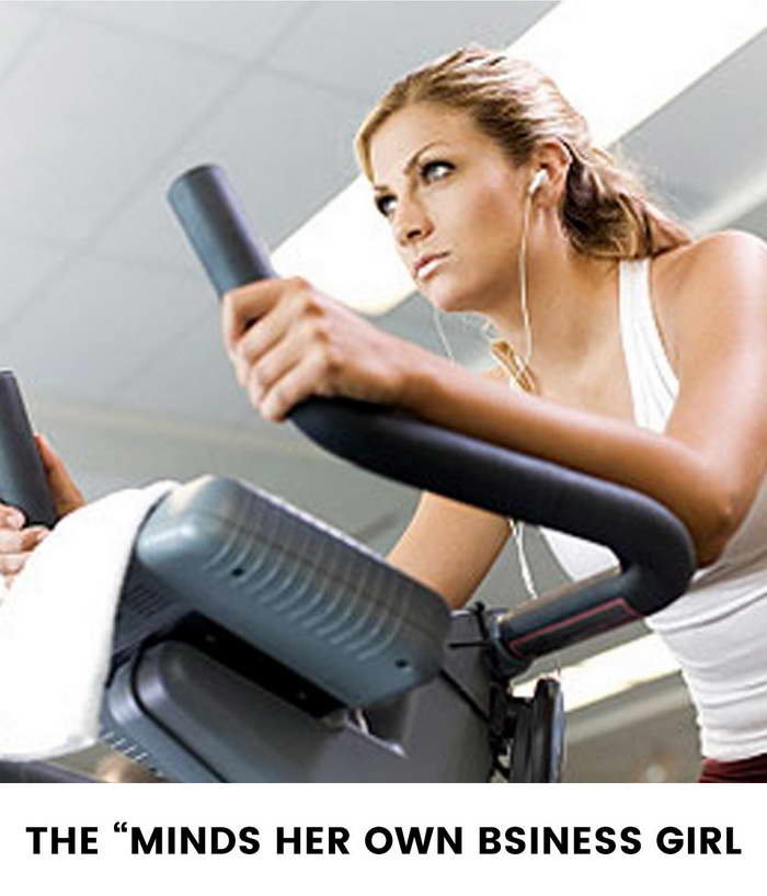 Eight Types Of Girls You See At The Gym - Focused Girls
