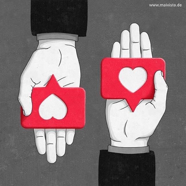 تبادل اللايكات على وسائل #التواصل_الاجتماعي #نفاق