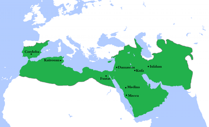 خريطة الخلافة الأموية #إنفوجرافيك