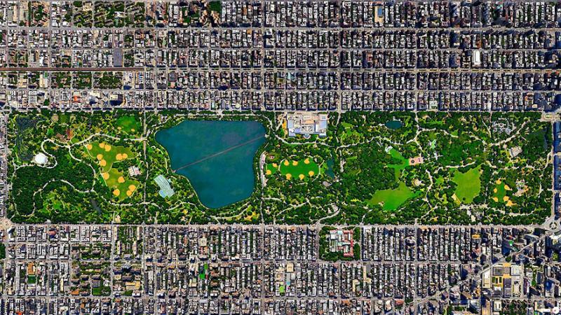 Amazing #Satellite Photos from the #World - Central Park, New York City, #NewYork , #United_States - Image 70