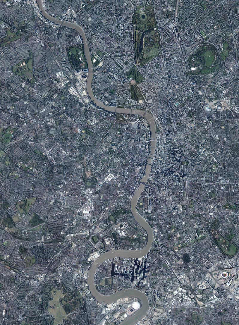 Amazing #Satellite Photos from the #World - #London , #England , #UK - Image 88