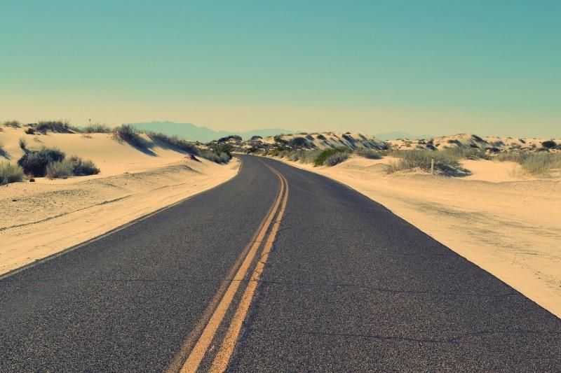 صور لـ #شارع #جاف #وحده #الطريق #صحراء #وحيد #جفاف