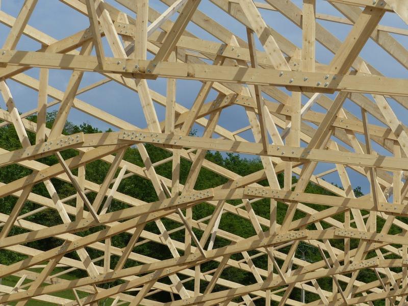 صور لـ #خشب #بناء #الإطار #مزرعة #حظيرة_للطائرات #هندسة_معمارية #سماء
