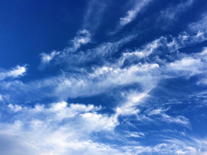 صور لـ #السماء_الزرقاء #تدفق #غيوم_بيضاء #الغلاف_الجوي #ريح