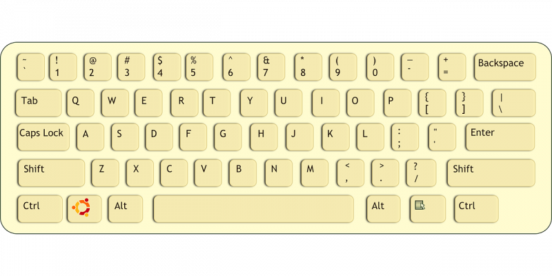 صور لـ #أوبونتو #لوحة_المفاتيح #محيطي #الحاسوب #مفاتيح_QWERTY