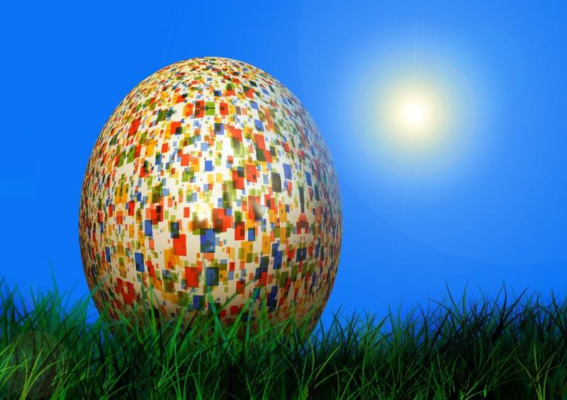 صور لـ #بيضة_عيد_الفصح #الزنبق #عيد_الفصح #رسم #بيضة