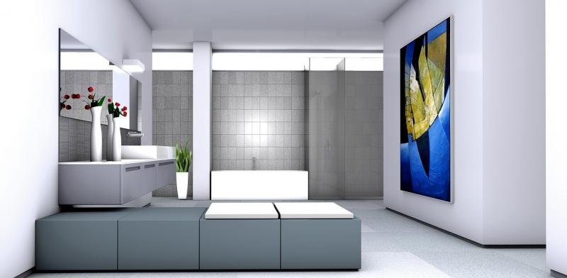 صور لـ #سيئة #3D #صالة_عرض #حي #لوحة #حمام #استدعاء