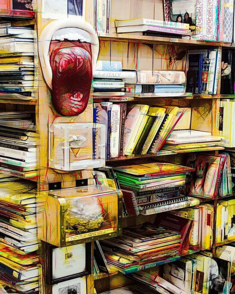 صور لـ #طباعة #ملصق #مكتبة_لبيع_الكتب #فريد #فن #أصلي