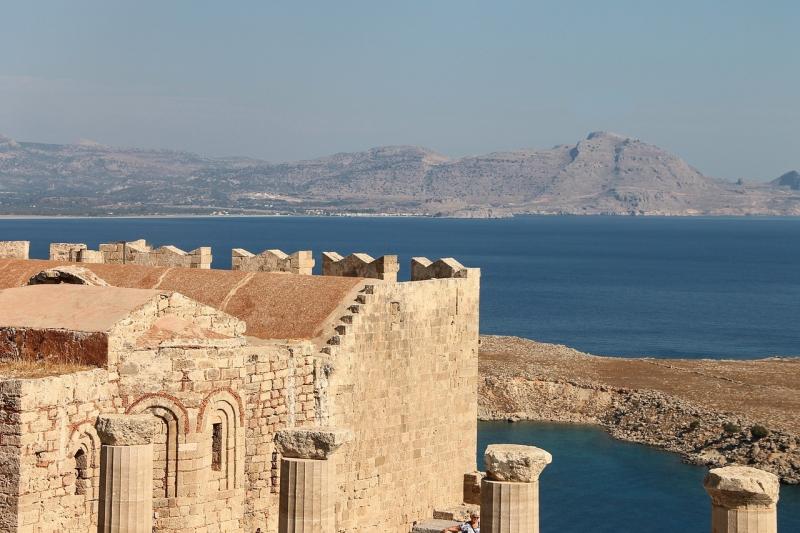 صور لـ #التاريخ #ليندوس #سماء #الجزء_الأعلى_المحصن_من_مدينة_إغريقية #خراب #رودس #اليونان