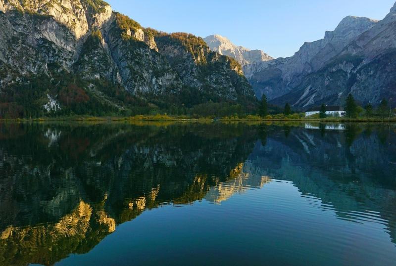 صور تحتوي #النمسا_العليا #الجبال #Almsee #طبيعة #بحيرة #Almtal
