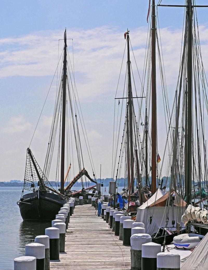 صور لـ #شبكة #خلد #Schlei #المستثمرين #ميناء #Kappeln
