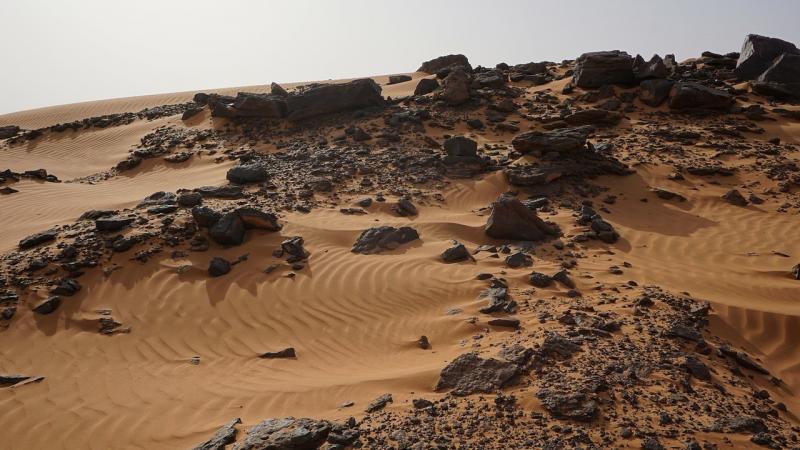 صور لـ #سودان #الصخور #رمل #صحراء