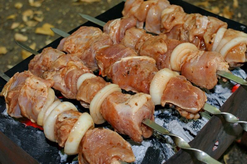 صور تحتوي #Shish_Kebab #هناك #تغذية #الفحم_الحجري #طيب_المذاق #لحم