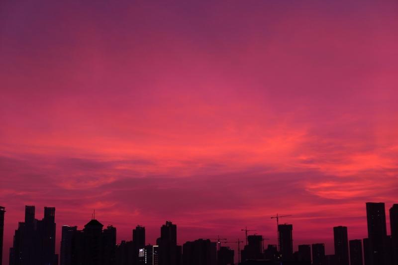 صور لـ #مدينة #سماء_الليل #شنتشن #غروب_الشمس #الشرق #الحياة #آسيا