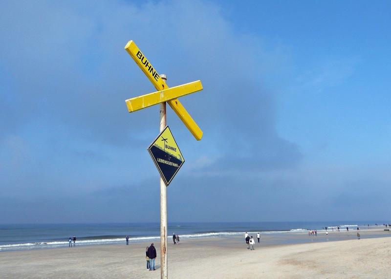 صور تحتوي #بحر_الشمال #تحذير #Groyne #بحر #درع #شاطئ_بحر #الأصفر