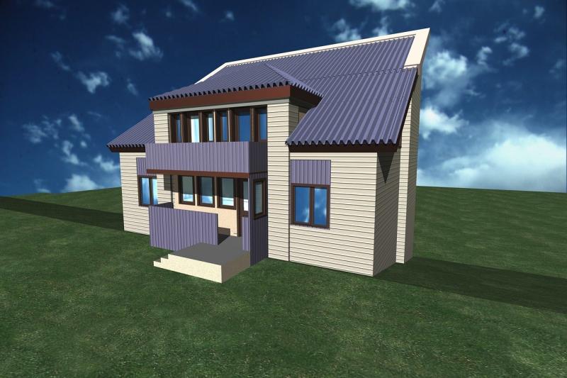 صور لـ #كوخ #نموذج_3D #كمية #مشروع #منزل