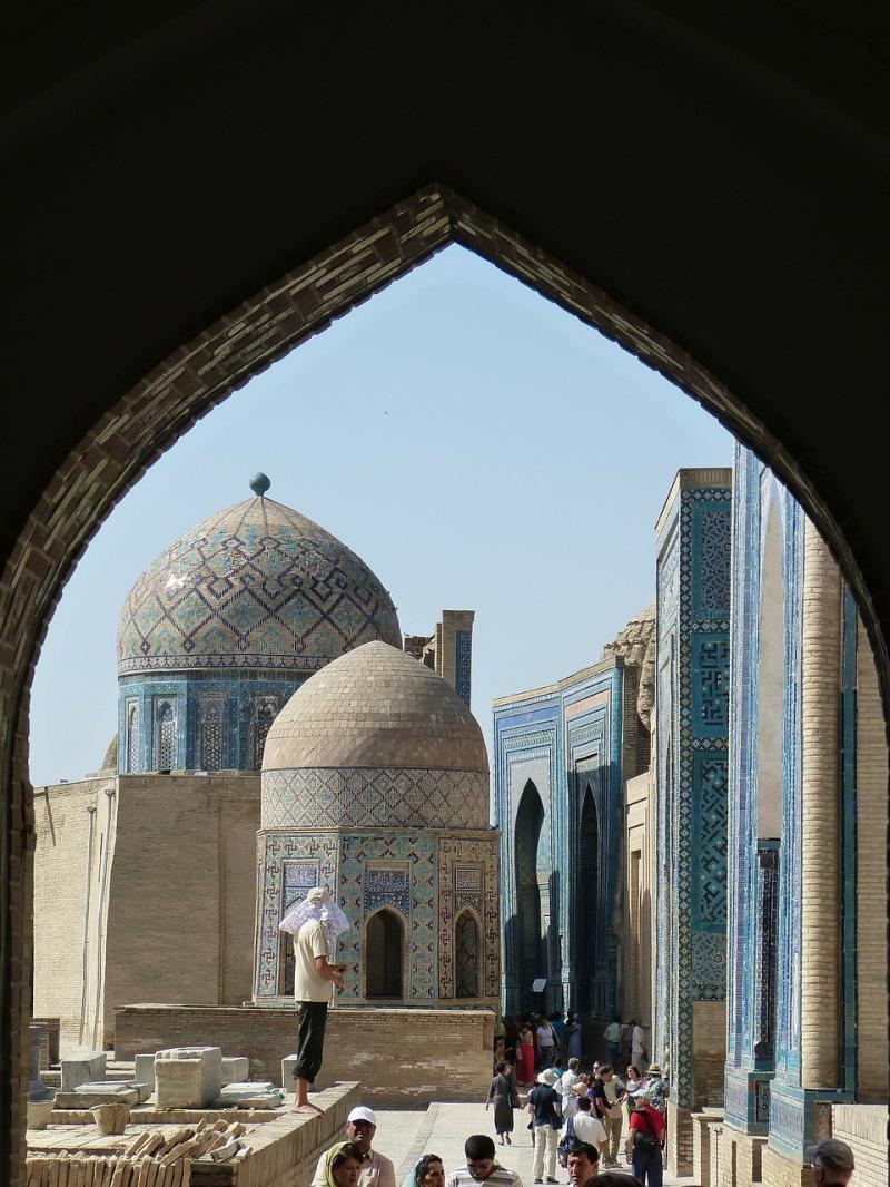 صور لـ #مقبرة_كبيرة #أوزبكستان #سمرقند