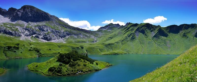 صور تحتوي #ماء #بحيرة #ألغاو #البيني #Schrecksee