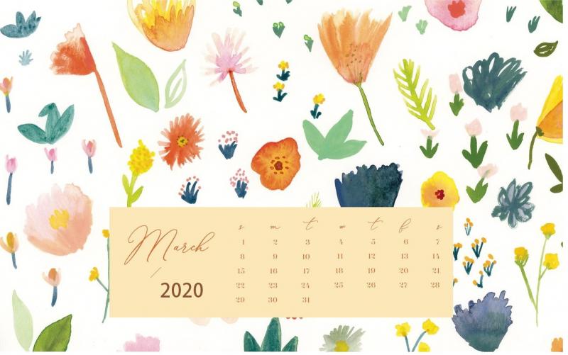 #تصاميم #رزنامة #تاريخ #Calendar للعام 2020 - 24