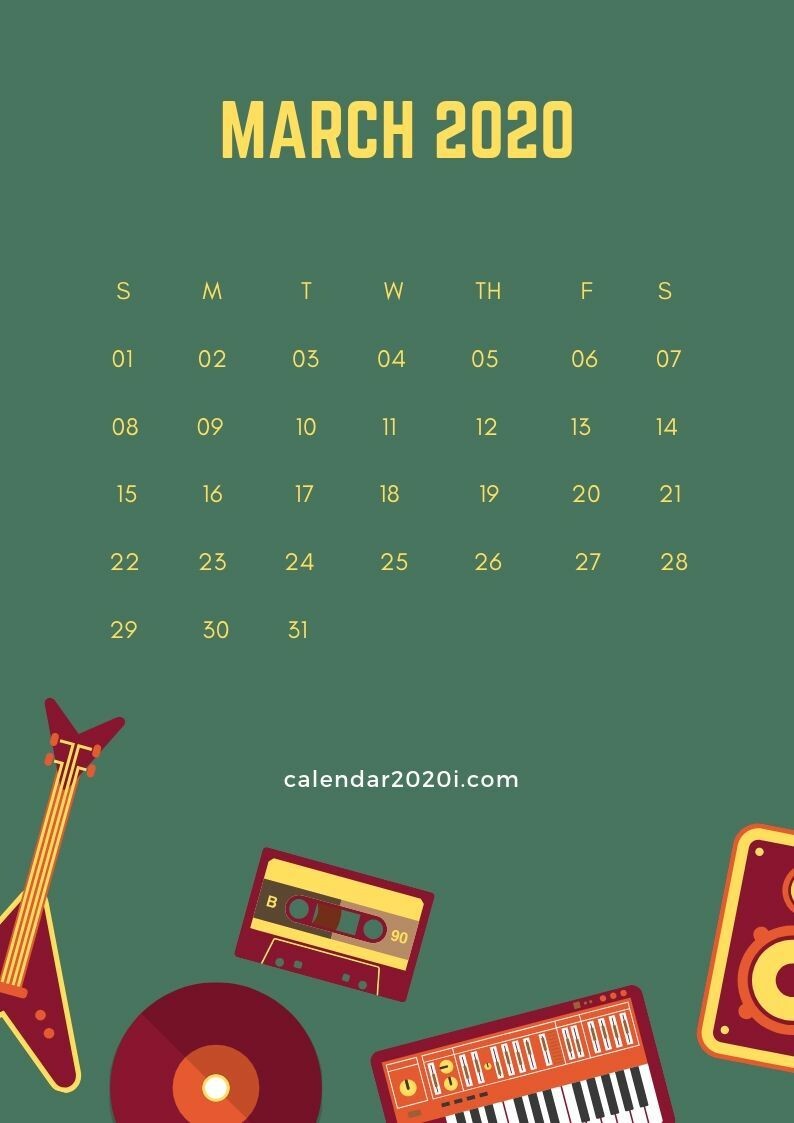 #تصاميم #رزنامة #تاريخ #Calendar للعام 2020 - 8
