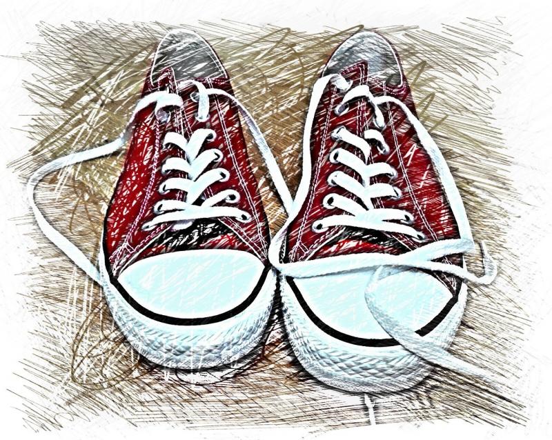 صور لـ #رسم #أحذية_رياضية #حذاء_رياضي #زاهى_الألوان