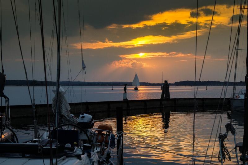 صور لـ #ميناء #غروب_الشمس #Schlei