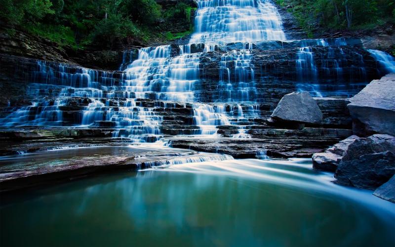 #خلفيات #صور #Waterfalls #شلالات #Nature #طبيعة عالية الوضوح - 39