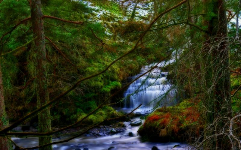 #خلفيات #صور #Waterfalls #شلالات #Nature #طبيعة عالية الوضوح - 11