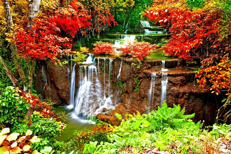 #خلفيات #صور #Waterfalls #شلالات #Nature #طبيعة عالية الوضوح - 42