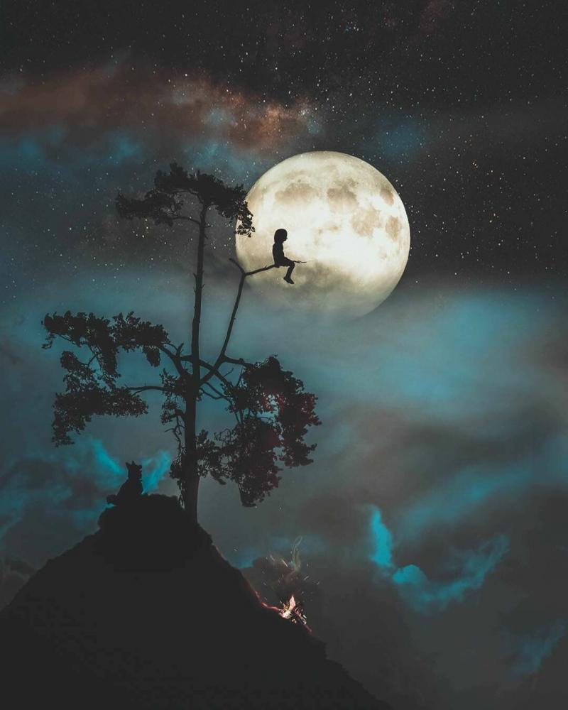 صور حقيقية ل #القمر #Moon عالية الوضوح - 22