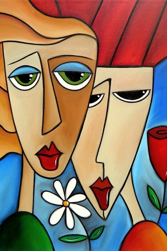 لوحات #فن_تجريدي #Abstract_art حديث - 13
