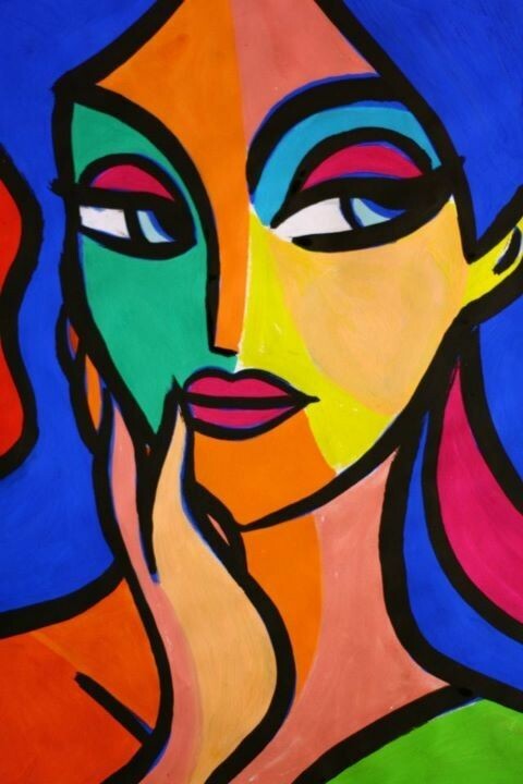 لوحات #فن_تجريدي #Abstract_art حديث - 8