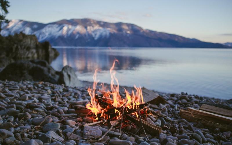 #خلفيات للكتابة عليها #Campfire #نار #مخيم - 28