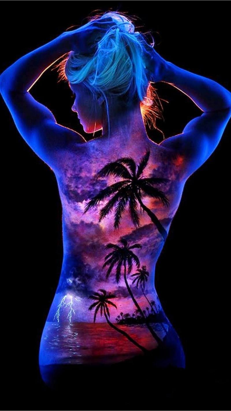 #رسم على الجسم #Body_Painting #فن - 5
