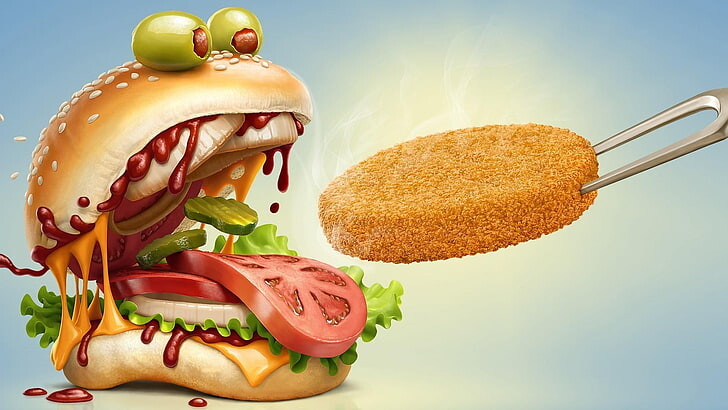 #همبرغر #Burgers #طعام #Food #تصوير #غذاء - 113