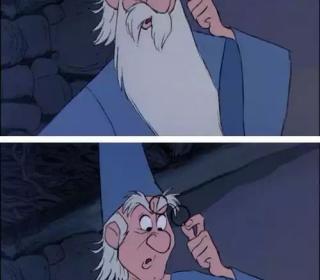 Merlin #Disney_characters without beards