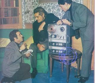 صورة تجمع عبدالحليم حافظ و عمر الشريف وبليغ حمدي #زمن_الطيبين